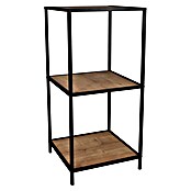 Beistelltisch Feline (L x B: 400 x 400 mm, Artisan/Schwarz, Material Gestell/Unterbau: Metall) | BAUHAUS