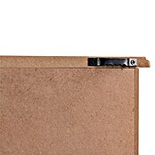 Schlüsselkasten Stacey (B x H: 20 x 30 cm, Anzahl Haken: 6 Stk., Weiß/Braun) | BAUHAUS