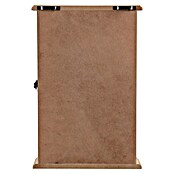 Schlüsselkasten Stacey (B x H: 20 x 30 cm, Anzahl Haken: 6 Stk., Weiß/Braun) | BAUHAUS