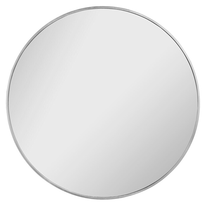 Wandspiegel Briana (Durchmesser: 70 cm, Silber) | BAUHAUS
