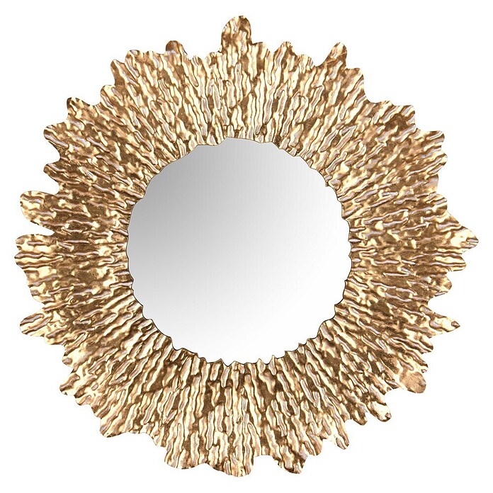 Wandspiegel Ruby (Durchmesser: 80 cm, Gold, Freiform) | BAUHAUS
