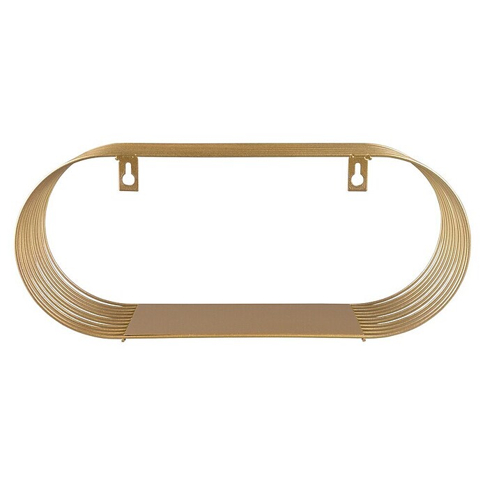 Wandregal-Set Joyce (H x B x T: 18 x 43 x 10 cm, Gold) | BAUHAUS