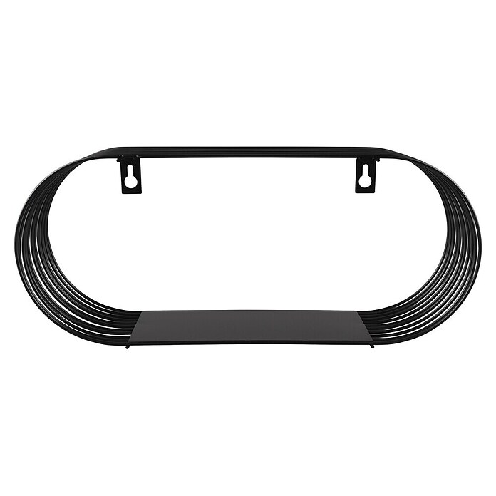 Wandregal-Set Joyce (H x B x T: 18 x 43 x 10 cm, Schwarz) | BAUHAUS