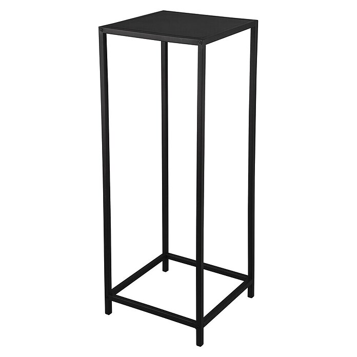 Beistelltisch Veronika (L x B x H: 31 x 31 x 80 cm, Schwarz, Metall) | BAUHAUS