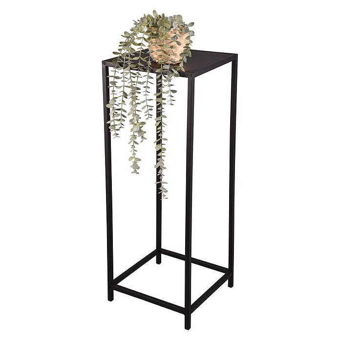 Beistelltisch Veronika (L x B x H: 31 x 31 x 80 cm, Schwarz, Metall) | BAUHAUS