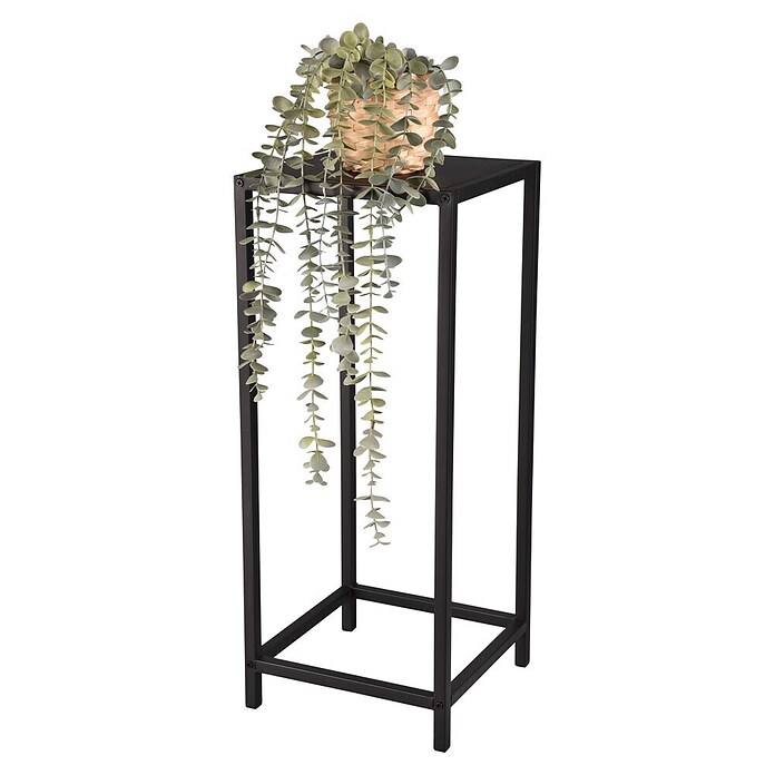 Beistelltisch Veronika (L x B x H: 25 x 25 x 60 cm, Schwarz, Metall) | BAUHAUS