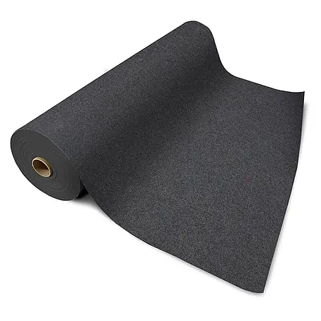 Floordirekt  Teppichboden Meterware Sintra - für Messe & Events - Dunkelgrau - 100 x 350 cm