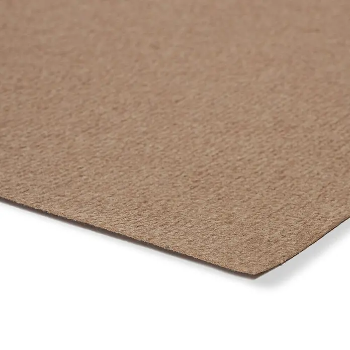Floordirekt Teppichboden Meterware Sintra - für Messe & Events - Beige - 200 x 350 cm - Breite: 200 cm, Flachgewebe, Polypropylen, Beige - Strukturiertes braunes Filzmaterial.