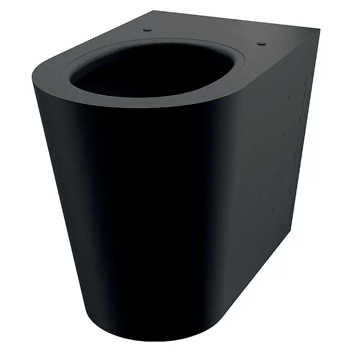 Delabie Stand-WC Delabie - Schwarz Matt - Modernes schwarzes WC-Becken.