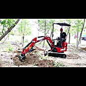 HZC Power Minibagger DKB992 (7 kW, Diesel, Auslegerschwenkbereich: 120 °) | BAUHAUS