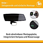 Paulmann Solar-LED-Strahler Flotas (Farbtemperatur: 3 000 K, L x B x H: 36,1 x 19,5 x 19,4 cm, Ausführungseigenschaft: Ohne Smarte Steuerung) | BAUHAUS
