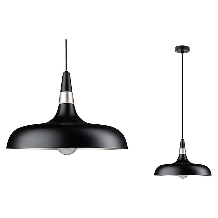 Paulmann Pendelleuchte Juna (Schwarz, E27, 230 V, B x H: 34,2 x 110 cm) | BAUHAUS