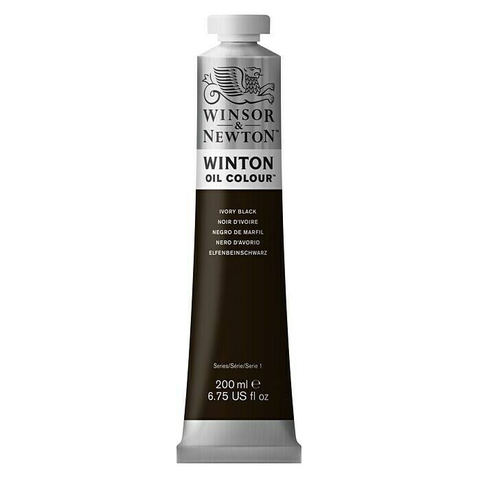 Winsor & Newton Winton Uljana boja (Bjelokosno crno, 200 ml, Tuba)