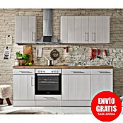 Respekta Premium Cocina modular completa Anton (Ancho: 220 cm, Blanco, Sin electrodomésticos) | BAUHAUS