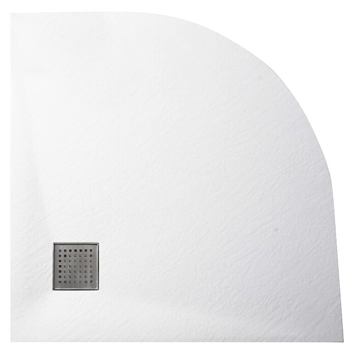 Sanotechnik Tuš kada  (D x Š: 90 x 90 cm, Kompozitni materijal, Bijela, Polukrug) | BAUHAUS