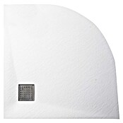Sanotechnik Tuš kada  (D x Š: 90 x 90 cm, Kompozitni materijal, Bijela, Polukrug) | BAUHAUS