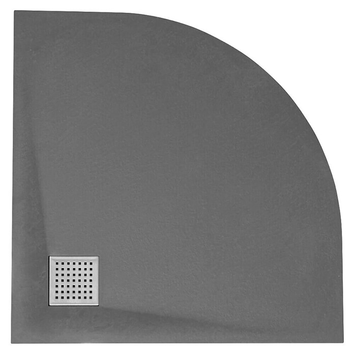 Sanotechnik Tuš kada  (D x Š: 90 x 90 cm, Kompozitni materijal, Siva, Polukrug) | BAUHAUS