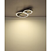Globo LED stropna svjetiljka Norberto  (30 W, D x Š x V: 482 x 300 x 88 mm, Crna) | BAUHAUS