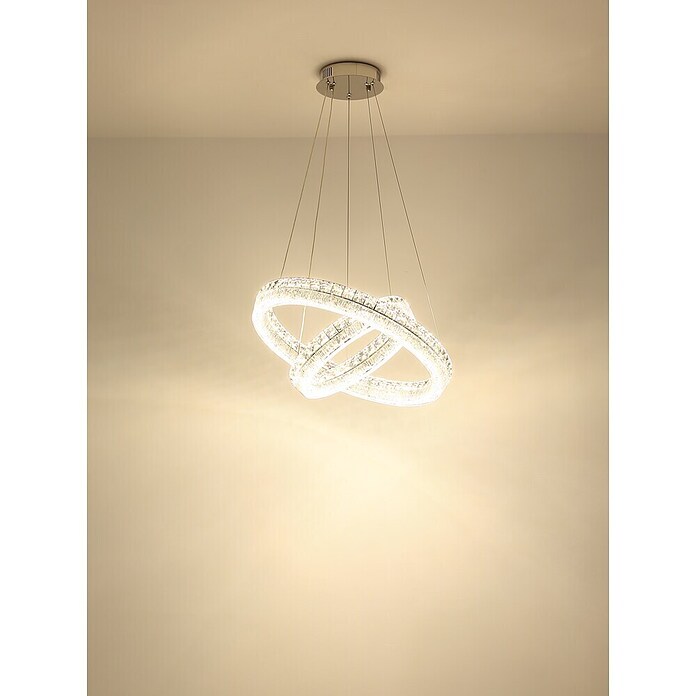 Globo Lámpara colgante LED redonda Laurel (60 W, Blanco cálido) | BAUHAUS