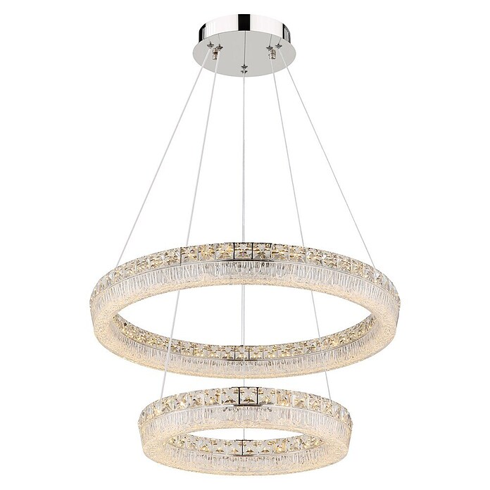 Globo Lámpara colgante LED redonda Laurel (60 W, Blanco cálido) | BAUHAUS