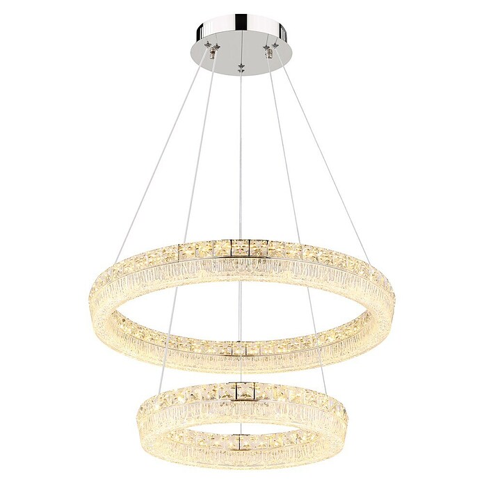 Globo Lámpara colgante LED redonda Laurel (60 W, Blanco cálido) | BAUHAUS