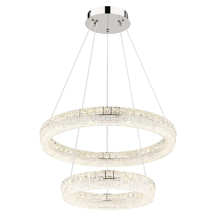 Globo Lámpara colgante LED redonda Laurel (60 W, Blanco cálido) | BAUHAUS