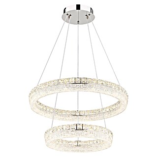 Globo Lámpara colgante LED redonda Laurel (60 W, Blanco cálido)