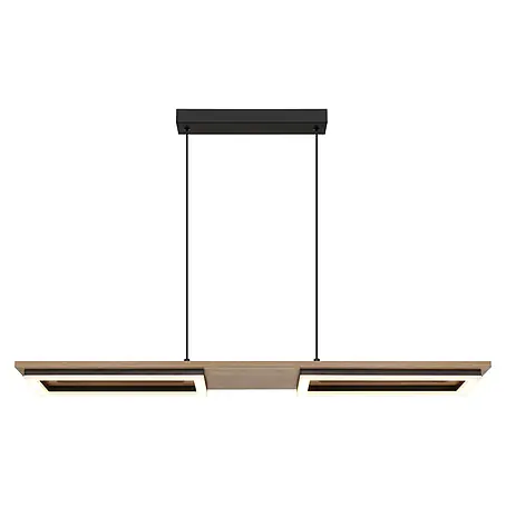 Globo  LED-Pendelleuchte rund Bruce
