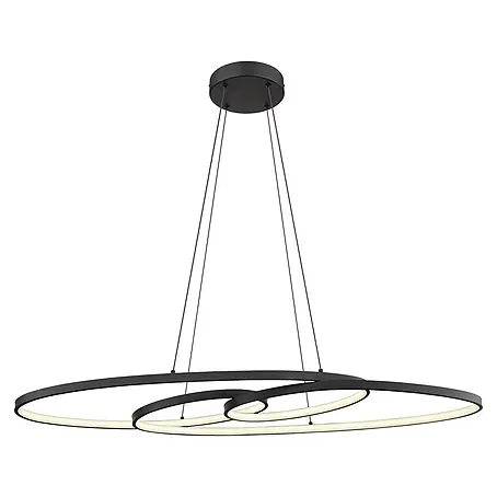 Globo  LED-Pendelleuchte rund Spira