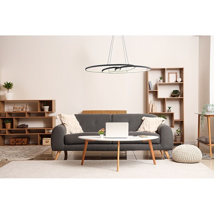 Globo Lámpara colgante LED redonda Spira (39 W, Blanco cálido) | BAUHAUS