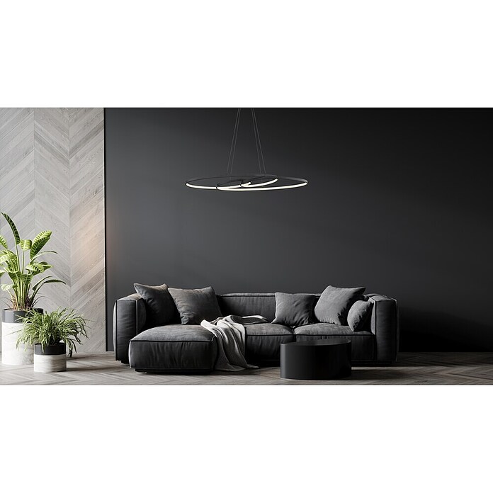 Globo Lámpara colgante LED redonda Spira (39 W, Blanco cálido) | BAUHAUS