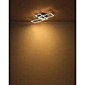Globo LED stropna svjetiljka Sapena  (20 W, D x Š x V: 526 x 374 x 75 mm, Crna, Topla bijela) | BAUHAUS