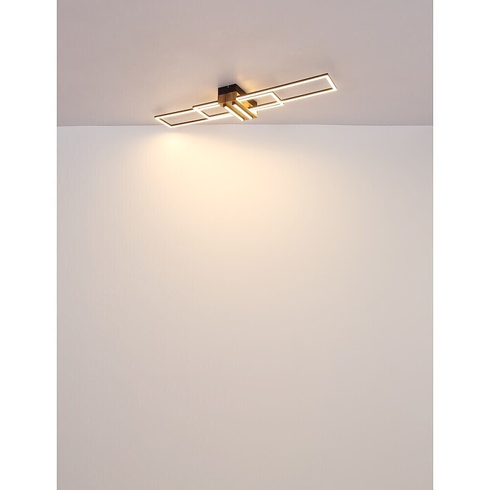 Globo LED stropna svjetiljka Dakari  (40 W, D x Š x V: 1.000 x 250 x 97 mm, Crna) | BAUHAUS