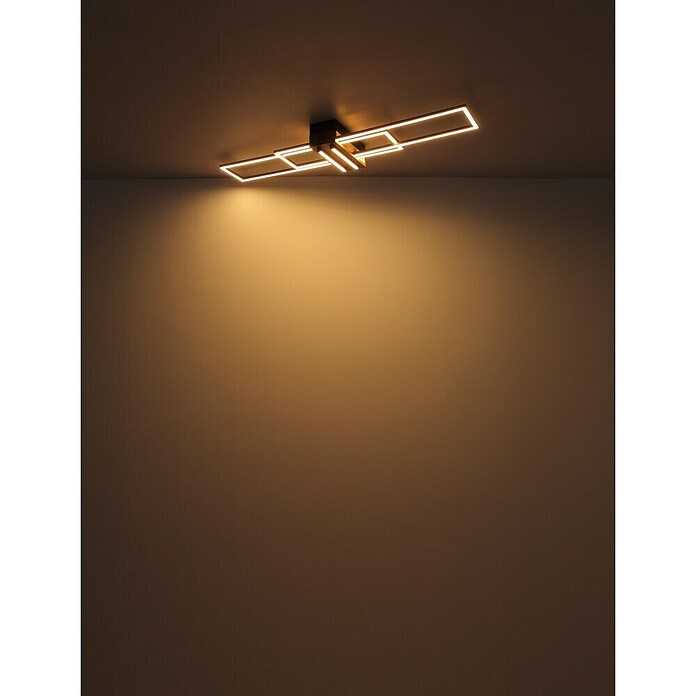 Globo LED stropna svjetiljka Dakari  (40 W, D x Š x V: 1.000 x 250 x 97 mm, Crna) | BAUHAUS