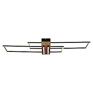 Globo LED stropna svjetiljka Dakari (40 W, D x Š x V: 1.000 x 250 x 97 mm, Crna)