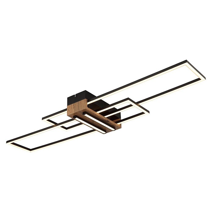 Globo LED stropna svjetiljka Dakari  (40 W, D x Š x V: 1.000 x 250 x 97 mm, Crna) | BAUHAUS