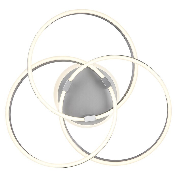 Globo LED stropna svjetiljka Herwig  (56 W, D x Š x V: 600 x 575 x 200 mm, Siva) | BAUHAUS
