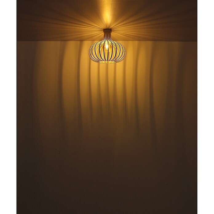 Globo Stropna svjetiljka Mateo  (60 W, Ø x V: 40 x 35 cm, Bež, E27) | BAUHAUS