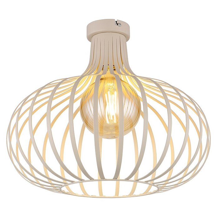 Globo Stropna svjetiljka Mateo  (60 W, Ø x V: 40 x 35 cm, Bež, E27) | BAUHAUS
