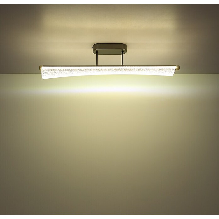 Globo LED stropna svjetiljka Malinda  (28 W, D x Š x V: 810 x 120 x 190 mm, Siva) | BAUHAUS