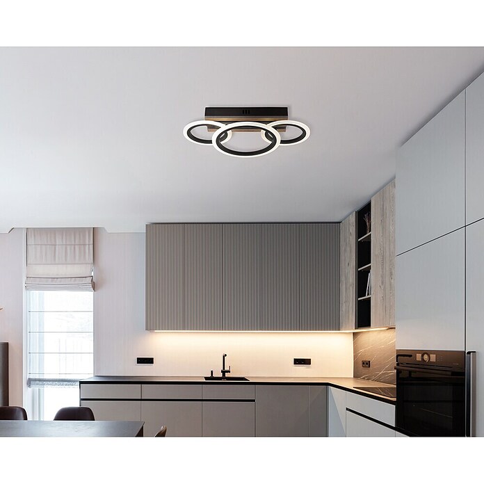 Globo LED stropna svjetiljka Blevins  (21 W, D x Š x V: 460 x 250 x 115 mm) | BAUHAUS