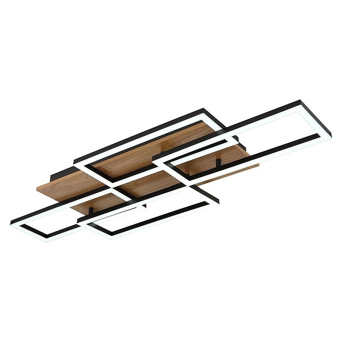 Globo LED stropna svjetiljka Jeffry  (40 W, D x Š x V: 875 x 325 x 75 mm, Smeđa) | BAUHAUS