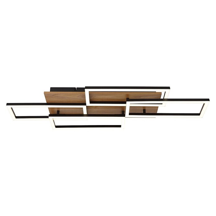 Globo LED stropna svjetiljka Jeffry  (40 W, D x Š x V: 875 x 325 x 75 mm, Smeđa) | BAUHAUS