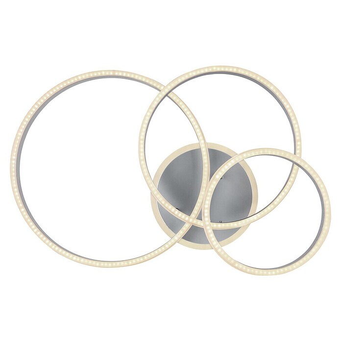 Globo LED stropna svjetiljka Rubio  (72 W, D x Š x V: 800 x 600 x 200 mm, Siva) | BAUHAUS