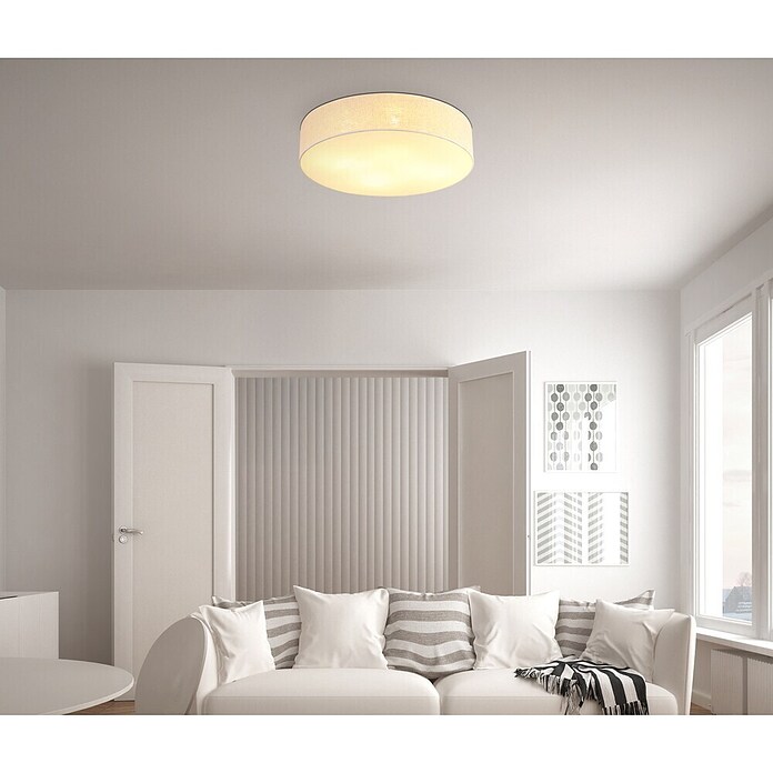 Globo Okrugla stropna LED svjetiljka Jule  (7 W, Ø x V: 58 cm x 155 mm) | BAUHAUS