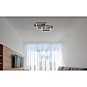 Globo LED stropna svjetiljka Jeffry  (16 W, D x Š x V: 440 x 330 x 85 mm, Crna, smeđa, Topla bijela) | BAUHAUS