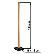 Globo LED stajaća svjetiljka Starla  (23,5 W, Visina: 1.130 mm, Crna, Topla bijela) | BAUHAUS