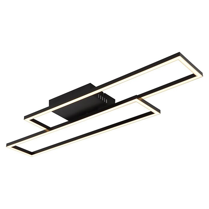 Globo LED stropna svjetiljka Tatjana  (30 W, D x Š x V: 800 x 220 x 56 mm, Crna, Topla bijela) | BAUHAUS