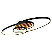 Globo LED stropna svjetiljka Tisha  (40 W, D x Š x V: 850 x 300 x 90 mm, Crna, Topla bijela) | BAUHAUS