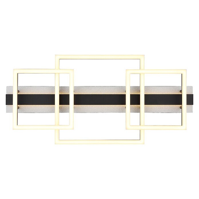 Globo LED stropna svjetiljka Estrada  (40 W, D x Š x V: 700 x 330 x 90 mm, Crna) | BAUHAUS